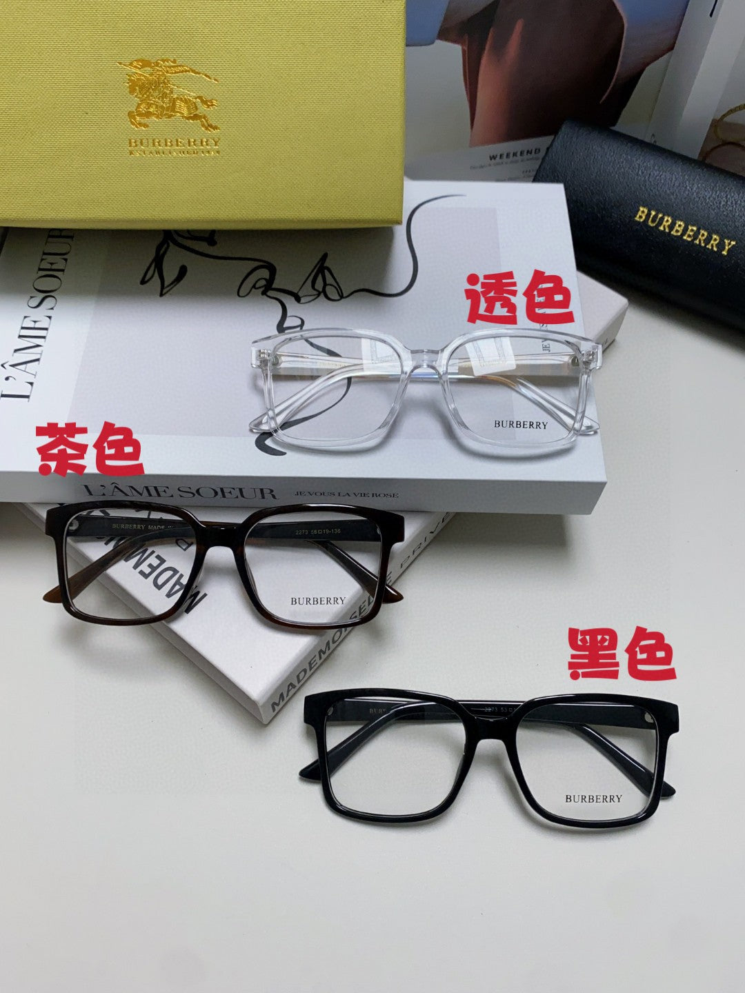 Burberry Oversized Gray Lens Sunglasses for Men & Women - 449621 - detail image 9