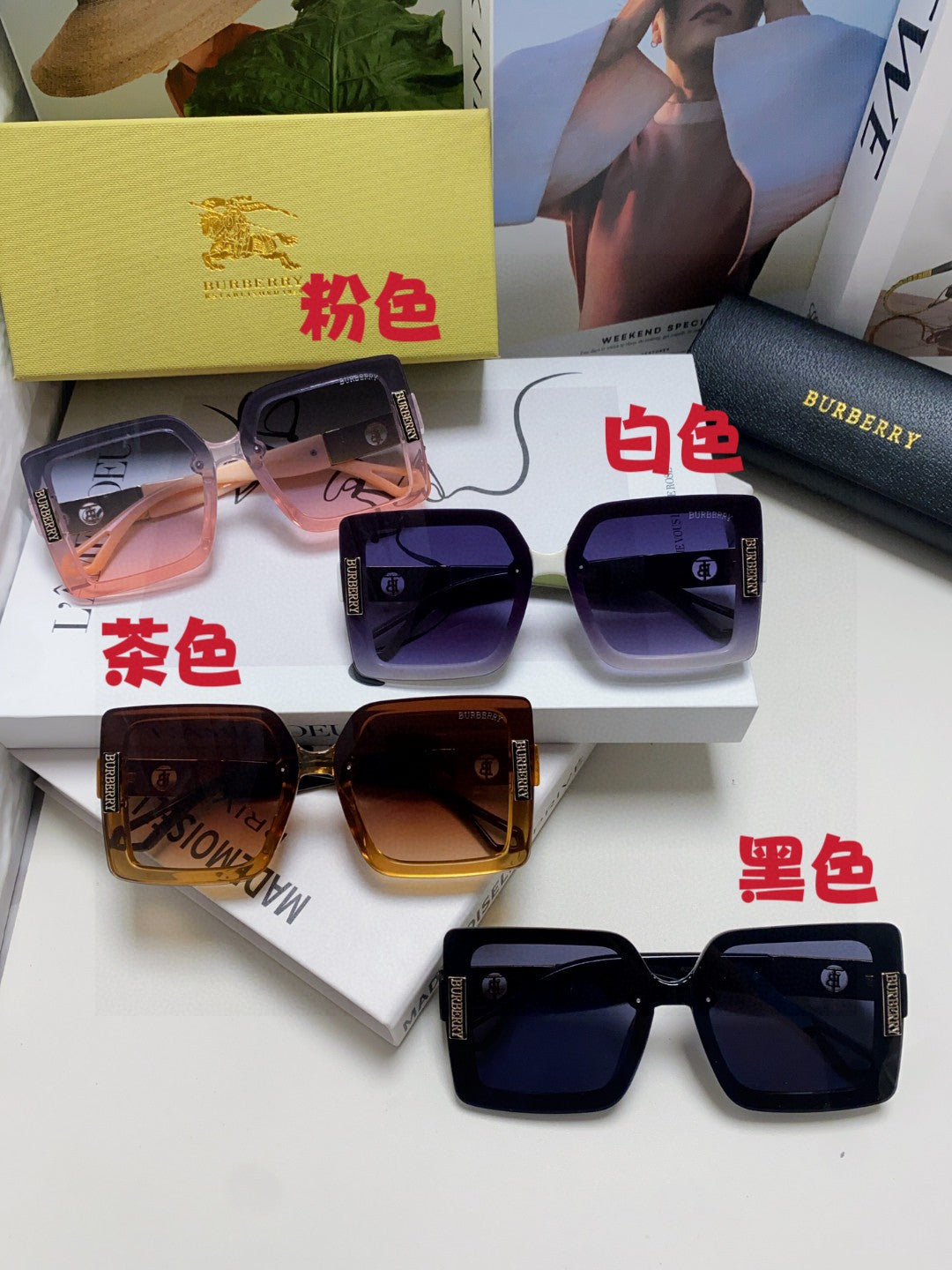 Burberry Fashion Brown Lens Sunglasses for Men & Women - 399101 - detail image 9