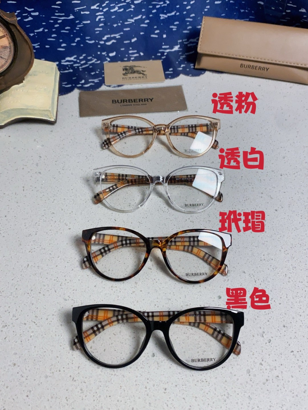 Burberry Blue-Light Fashion Silver Lens Sunglasses for Men & Women - 382877 - detail image 12