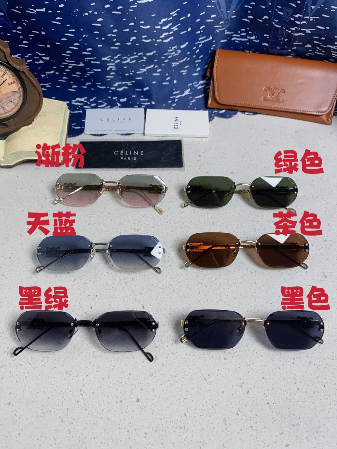 Celine Fashion Brown Lens Sunglasses for Men & Women - 398824 - detail image 12