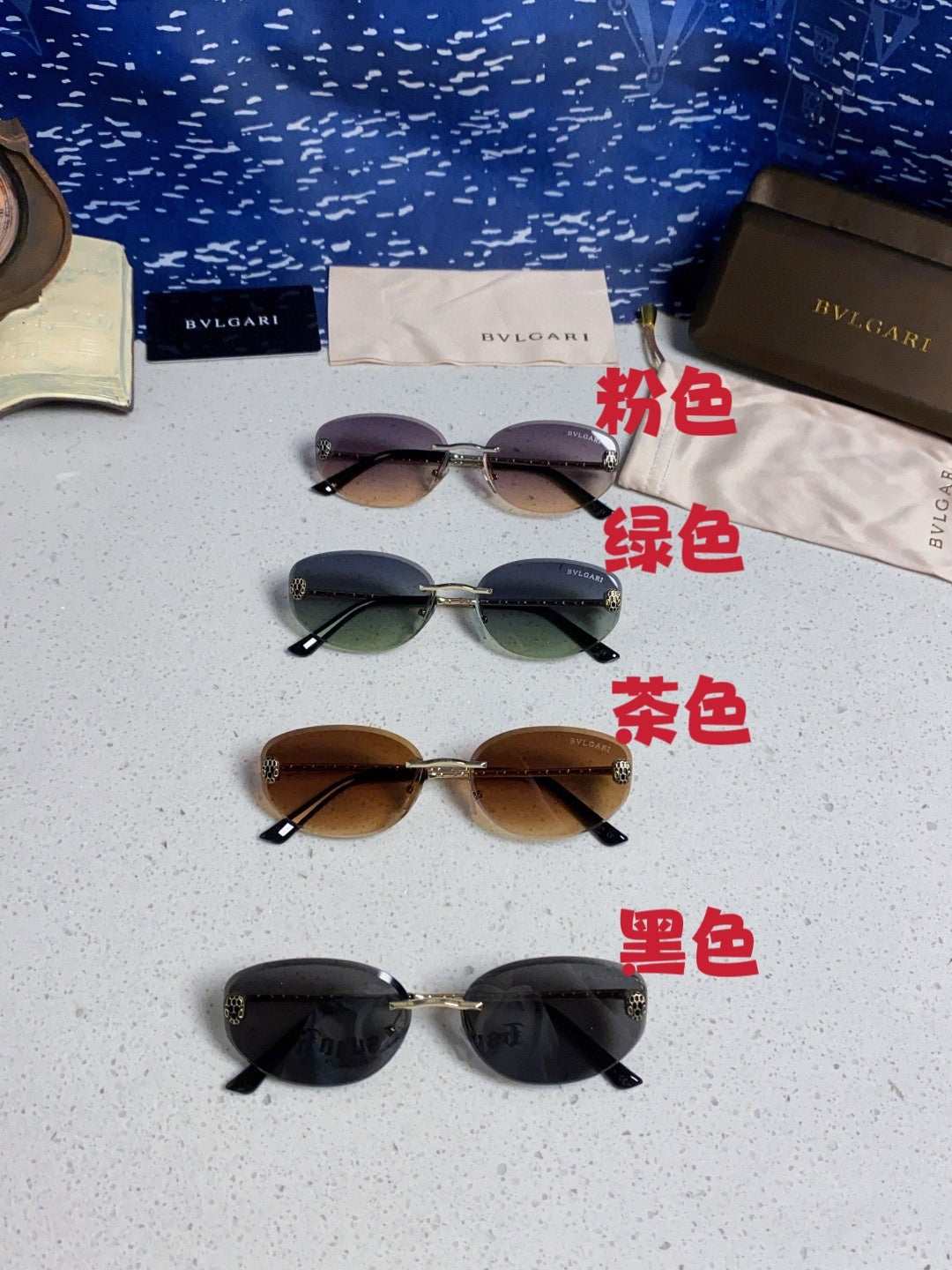Bottega Veneta Lightweight Metal Rimless Silver Lens Sunglasses - 466347 - detail image 12