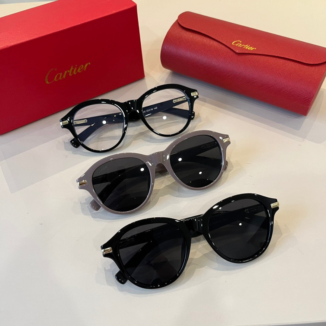 Cartier Lightweight Metal Rimless Black Lens Sunglasses for Men & Wom - 449510 - detail image 10