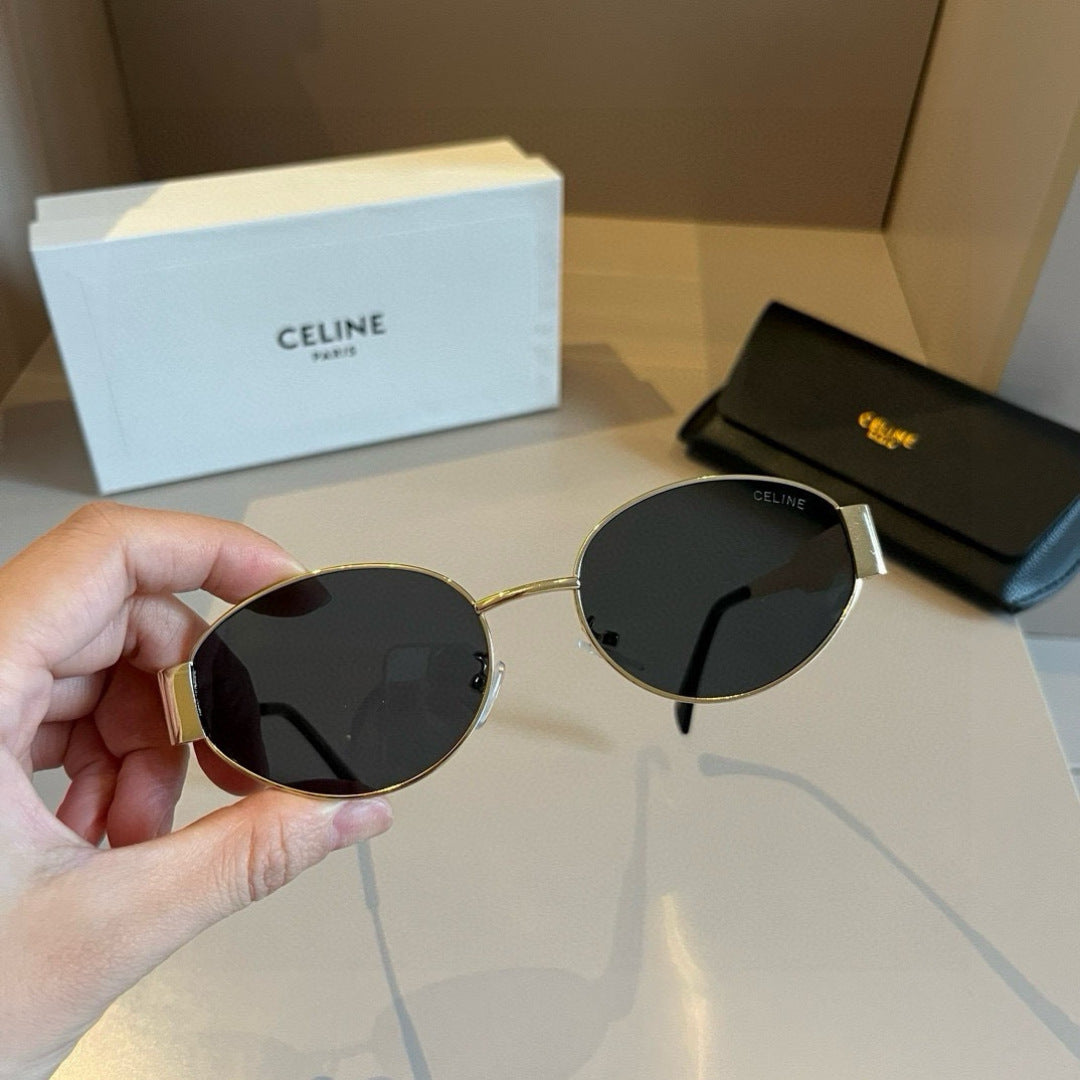 Celine Cat-Eye Gold Lens Sunglasses for Men & Women - 415630 - detail image 9