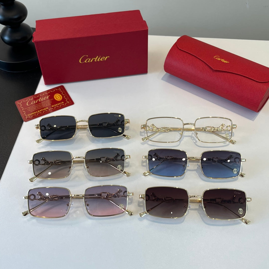 Cartier Lightweight Metal Rimless Silver Lens Sunglasses for Men & Wo - 432248 - detail image 10