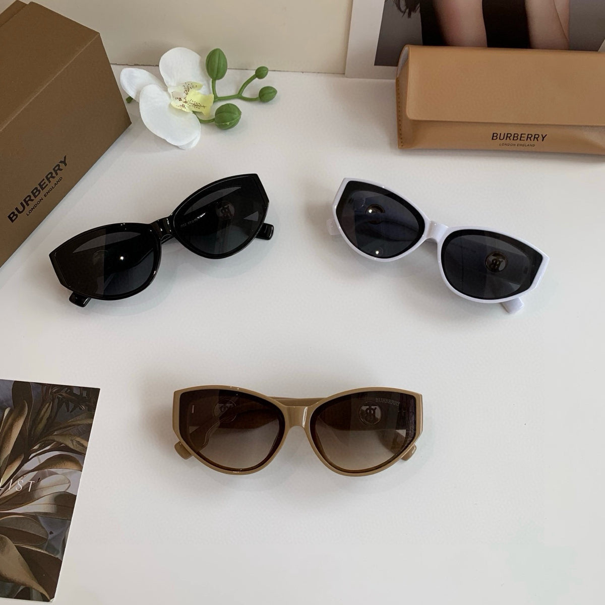 Burberry Square Black Lens Sunglasses for Men & Women - 382868 - detail image 3