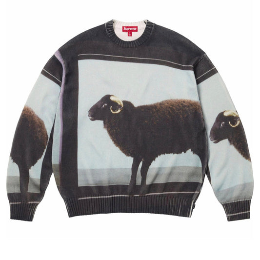 SUPREME 25SS Golden Horn Black Sheep Knitted Sweater