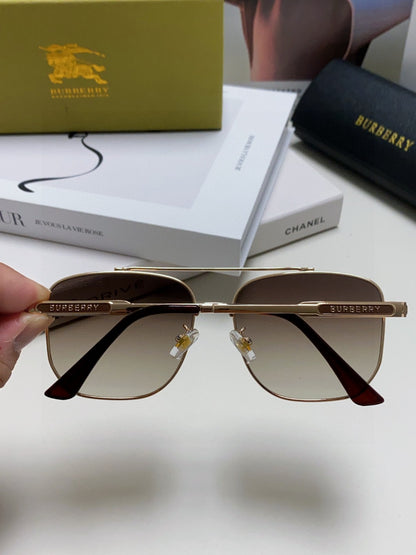 Burberry Polarized Fashion Silver Lens Sunglasses for Men - detail image 3