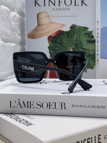 Celine Oversized Black Lens Sunglasses for Men & Women - detail image 2