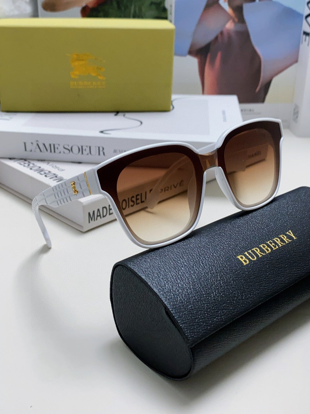 Burberry BE5446 Fashion Brown Lens Sunglasses for Men & Women - 449611 - detail image 7