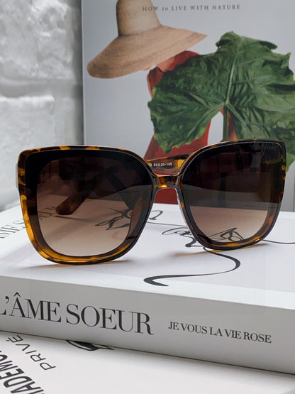 Burberry Oversized Black Lens Sunglasses for Men & Women - 449597