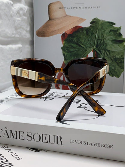 Burberry Oversized Black Lens Sunglasses for Men & Women - 449597 - detail image 2