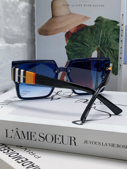 Burberry Oversized Blue Lens Sunglasses for Women - 416062 - detail image 2