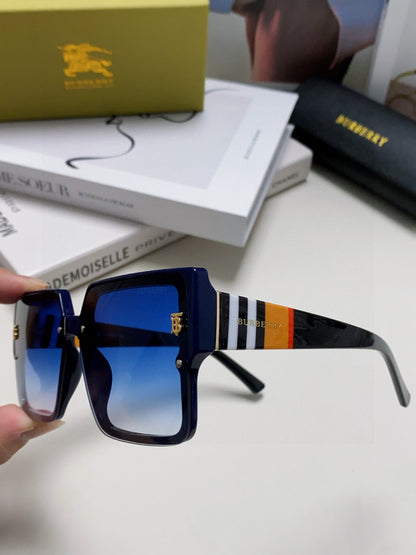 Burberry Oversized Blue Lens Sunglasses for Women - detail image 5