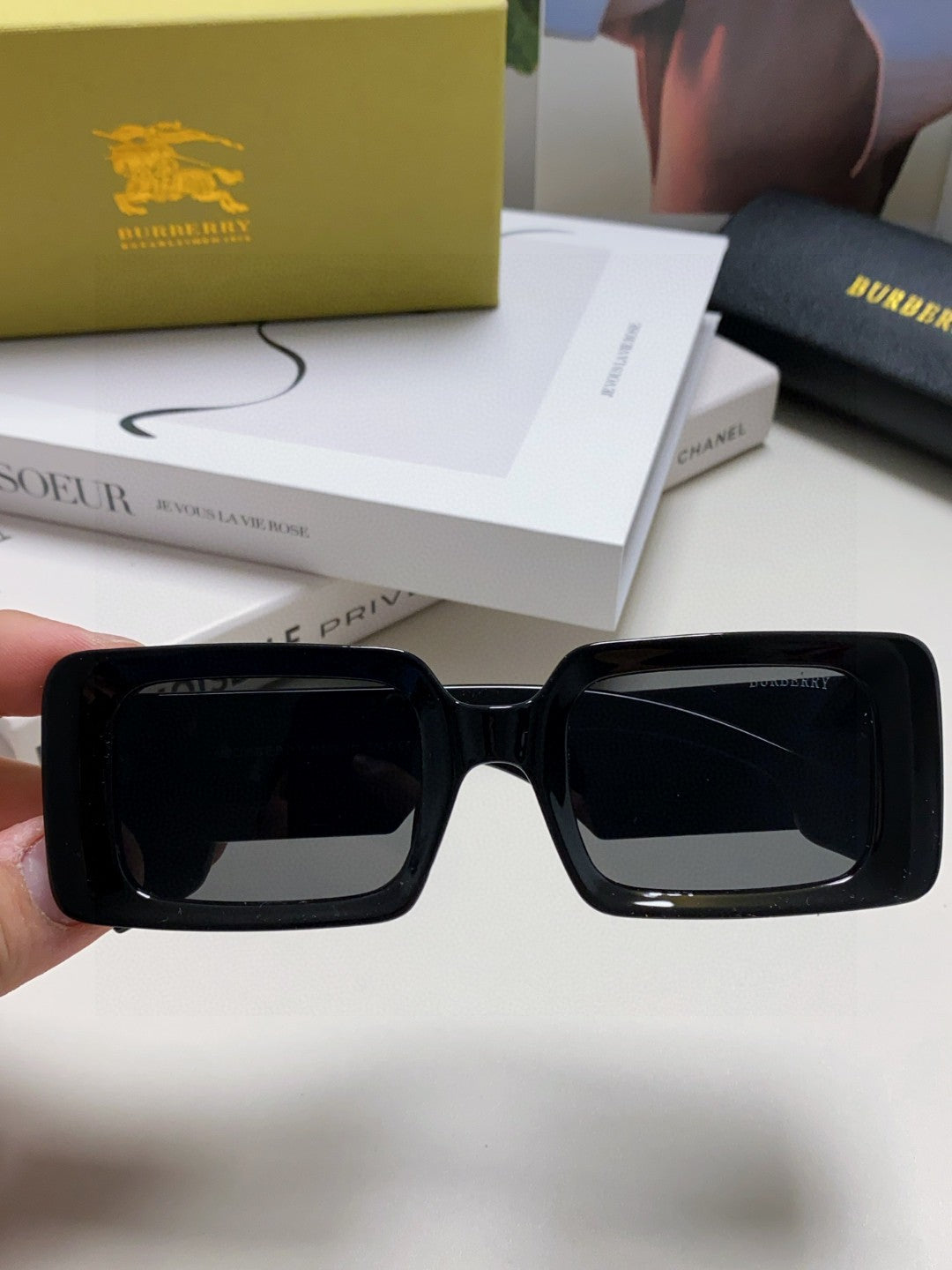 Burberry Square Gray Lens Sunglasses for Men & Women - 416065 - detail image 3