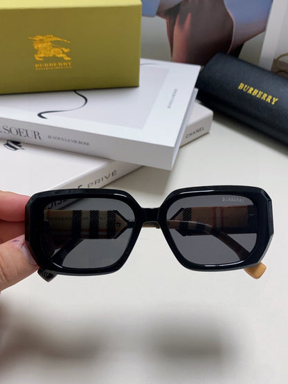Burberry Rectangular Black Lens Sunglasses for Men & Women - 449606 - detail image 3
