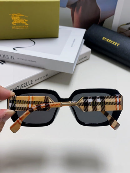 Burberry Rectangular Black Lens Sunglasses for Men & Women - 449606 - detail image 4