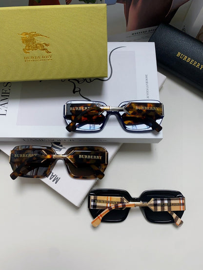 Burberry Rectangular Black Lens Sunglasses for Men & Women - 449606 - detail image 8