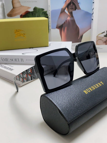 Burberry Polarized Oversized Black Lens Sunglasses for Women - detail image 7