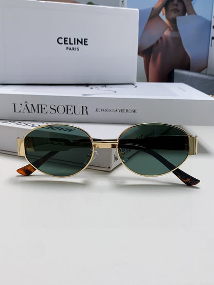 Celine Cat-Eye Gray Lens Sunglasses for Men & Women - detail image 5