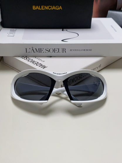 Balenciaga BB0318S Fashion Blue Lens Sunglasses for Men & Women - detail image 6