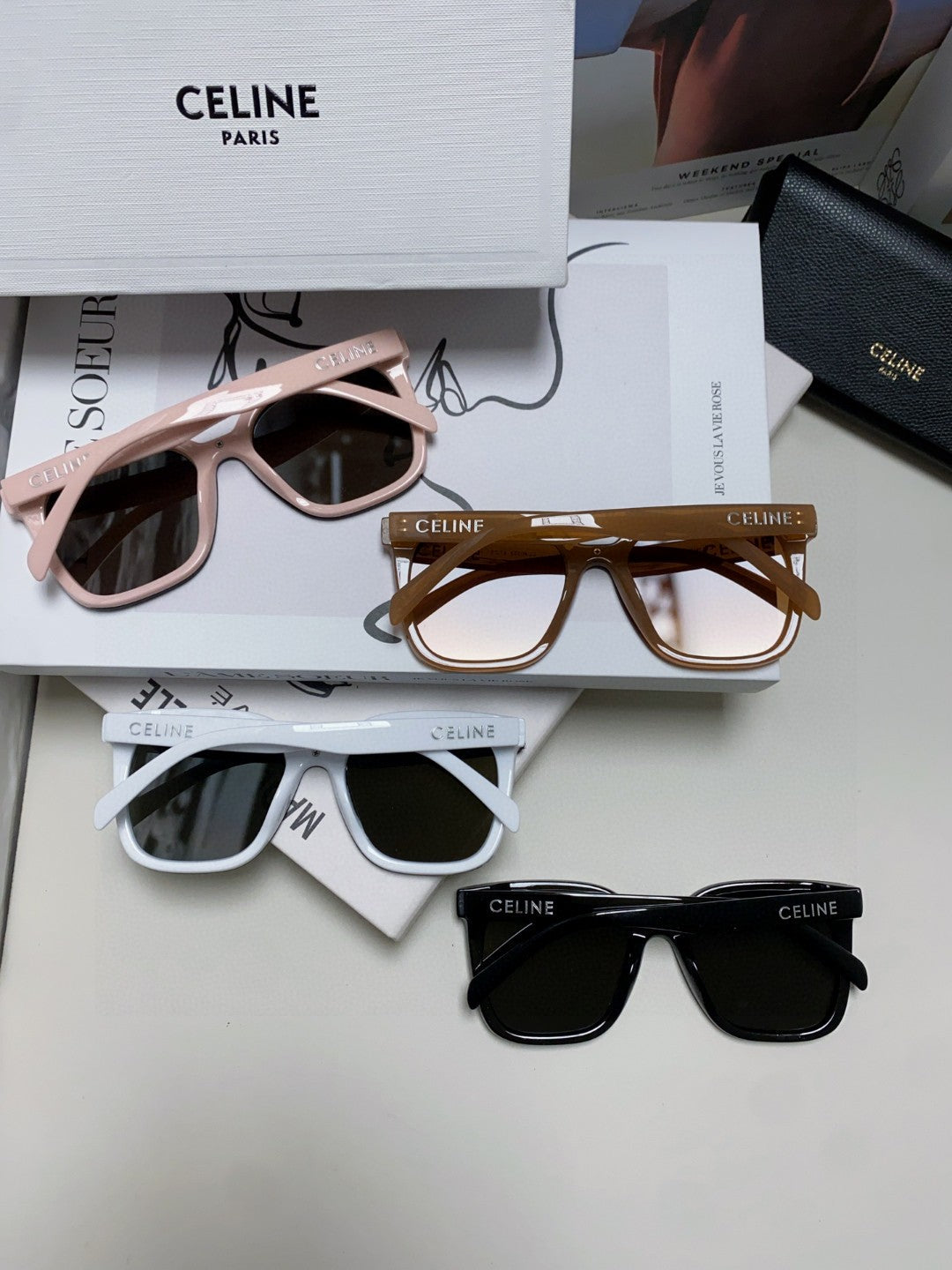 Celine Fashion Brown Lens Sunglasses for Men & Women - 486939 - detail image 8