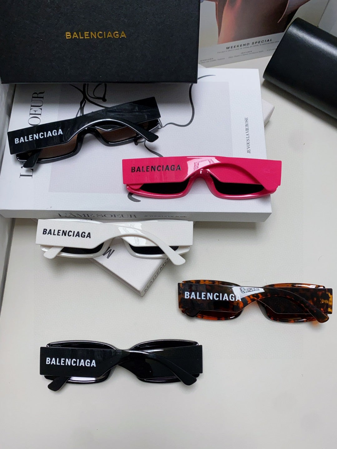 Balenciaga Fashion Brown Lens Sunglasses for Men & Women - 382915 - detail image 8