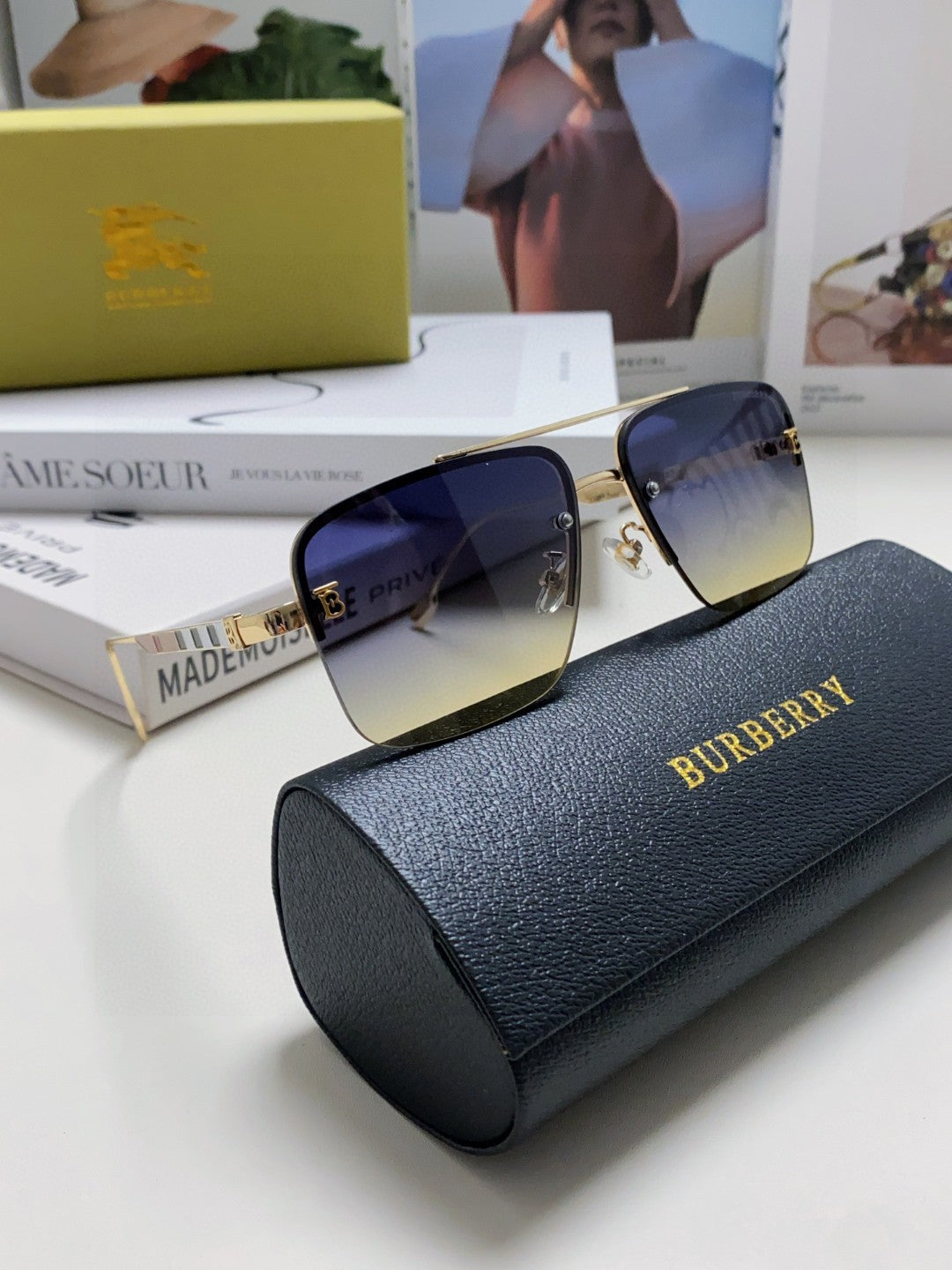 Burberry Fashion Gray Lens Sunglasses for Men & Women - 399061 - detail image 7