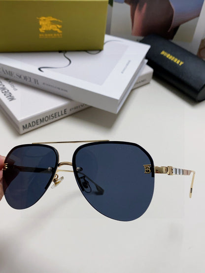 Burberry Round Blue Lens Sunglasses for Men & Women - detail image 5