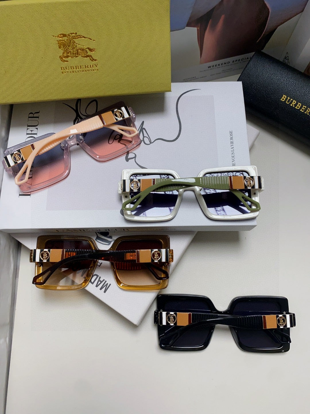 Burberry Fashion Brown Lens Sunglasses for Men & Women - 399101 - detail image 8