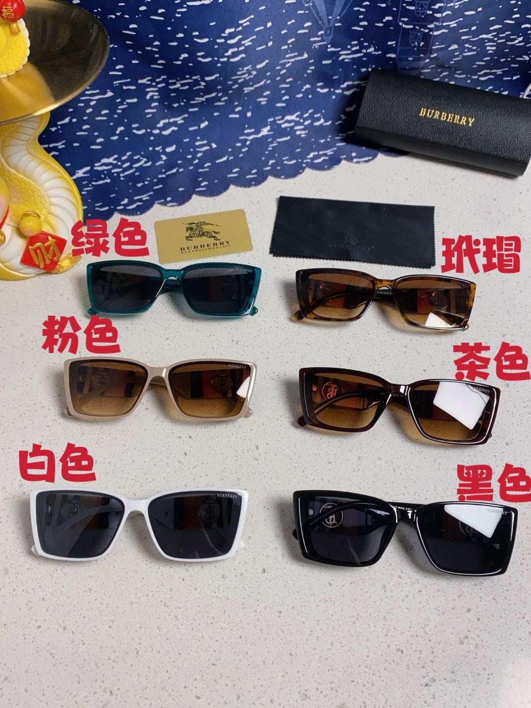 Burberry Fashion Silver Lens Sunglasses for Men & Women - 416035 - detail image 12