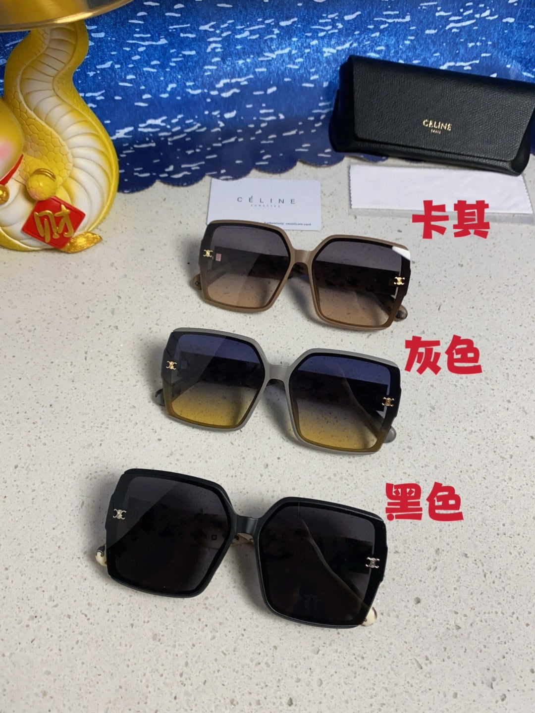 Celine Fashion Silver Lens Sunglasses for Men & Women - detail image 11