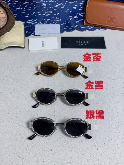 Celine Round Brown Lens Sunglasses for Men & Women - detail image 12
