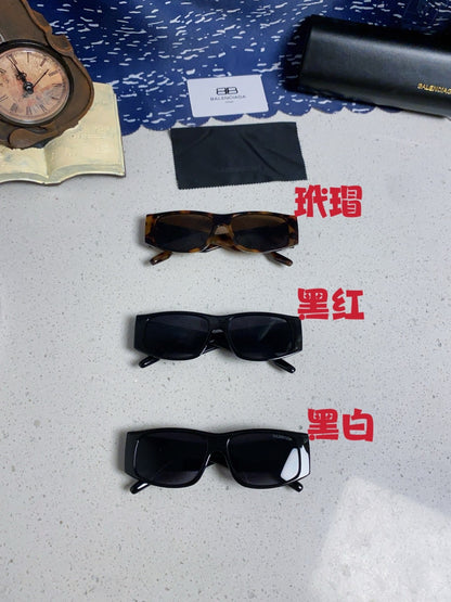 Balenciaga Square Blue Lens Sunglasses for Men & Women - 935205 - detail image 12