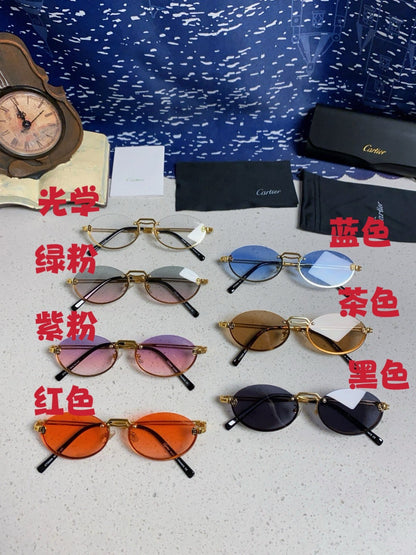 Cartier Lightweight Rimless Silver Lens Sunglasses for Men & Women - 382794 - detail image 13