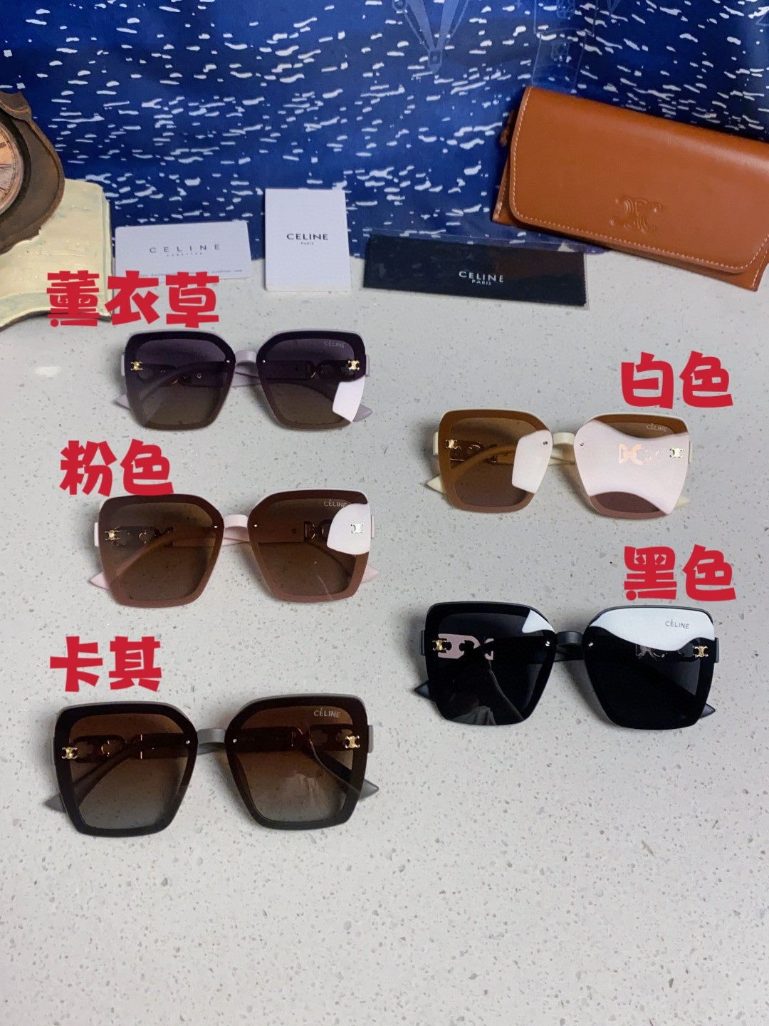Celine Fashion Black Lens Sunglasses for Women - 398802 - detail image 10