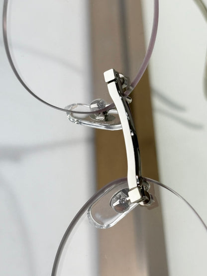 Cartier CT0504S Lightweight Rimless Red Lens Sunglasses for Men & Women - detail image 6