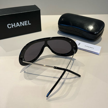 Chanel Fashion Black Lens Sunglasses for Men & Women - 493567 - detail image 6