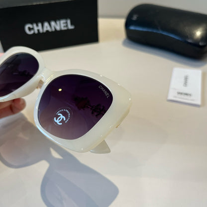 Chanel Polarized Fashion Silver Lens Sunglasses for Men & Women - detail image 5