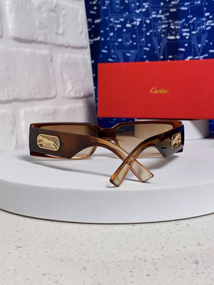 Cartier Fashion Brown Lens Sunglasses for Women - 465783 - detail image 3