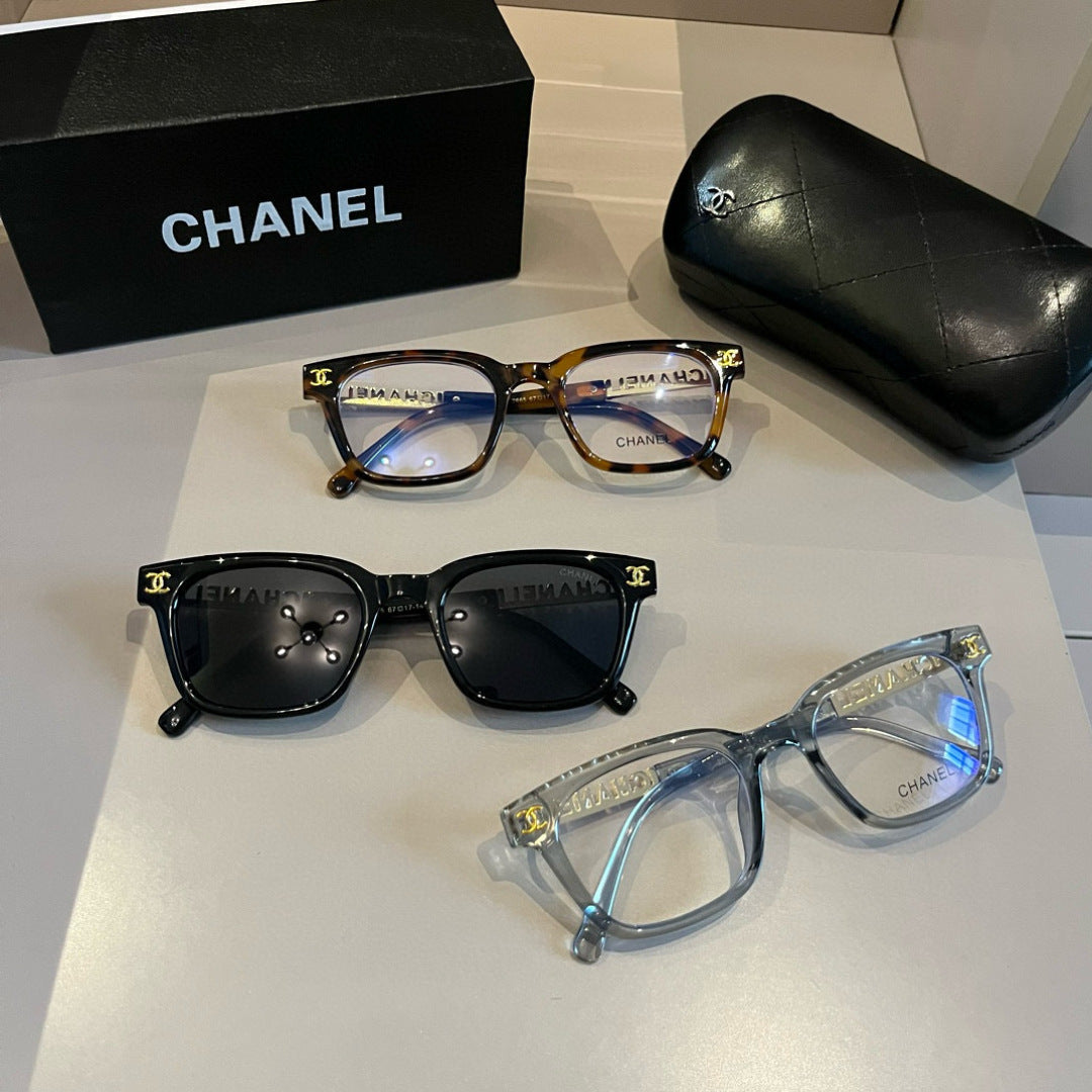 Chanel Oversized Silver Lens Sunglasses for Men & Women - detail image 9