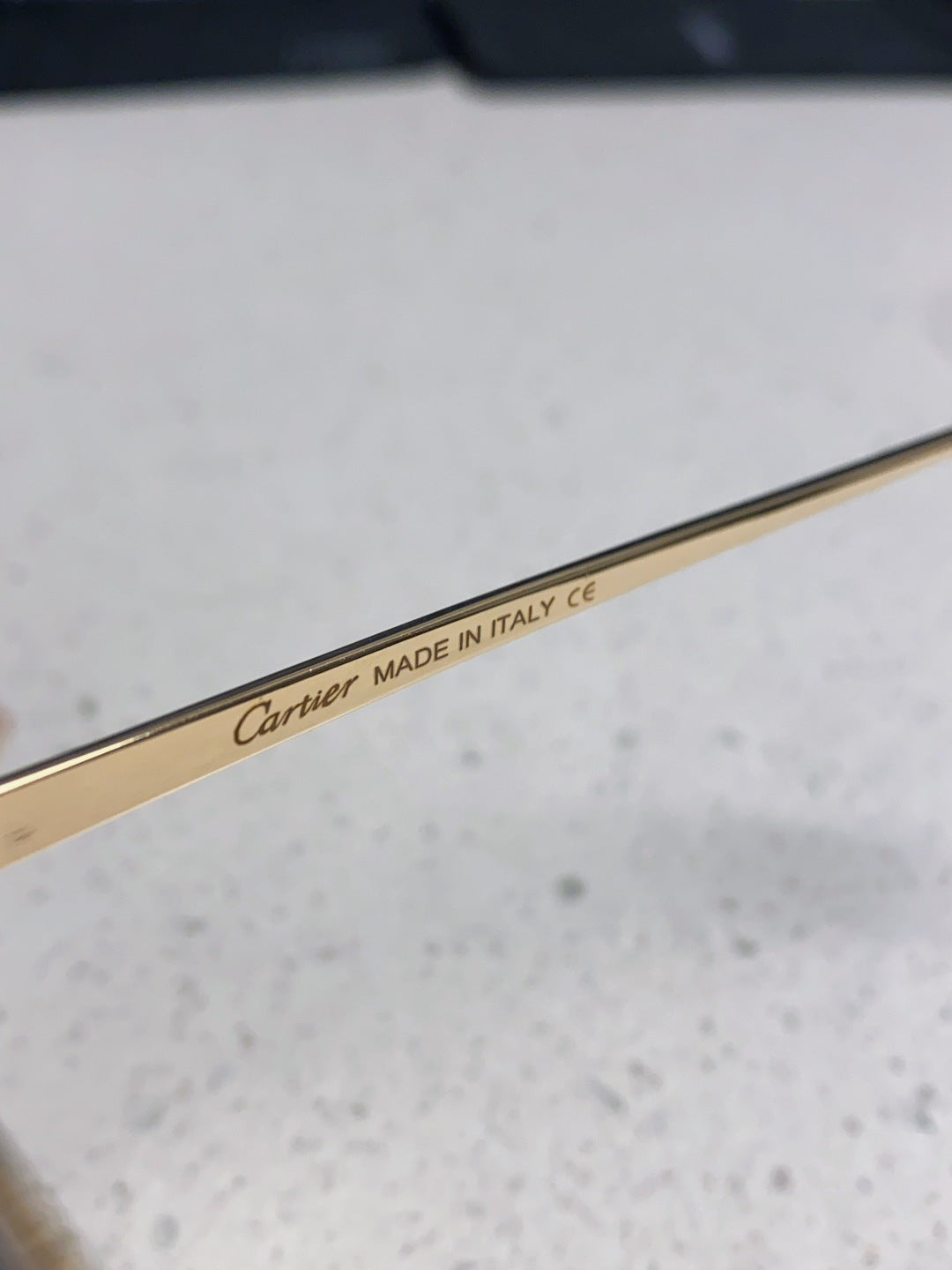 Cartier Metal Square Silver Lens Sunglasses for Men & Women - 399005 - detail image 8