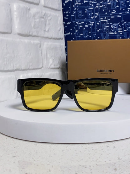 Burberry Polarized Square Yellow Lens Sunglasses for Men & Women - 867195 - detail image 2
