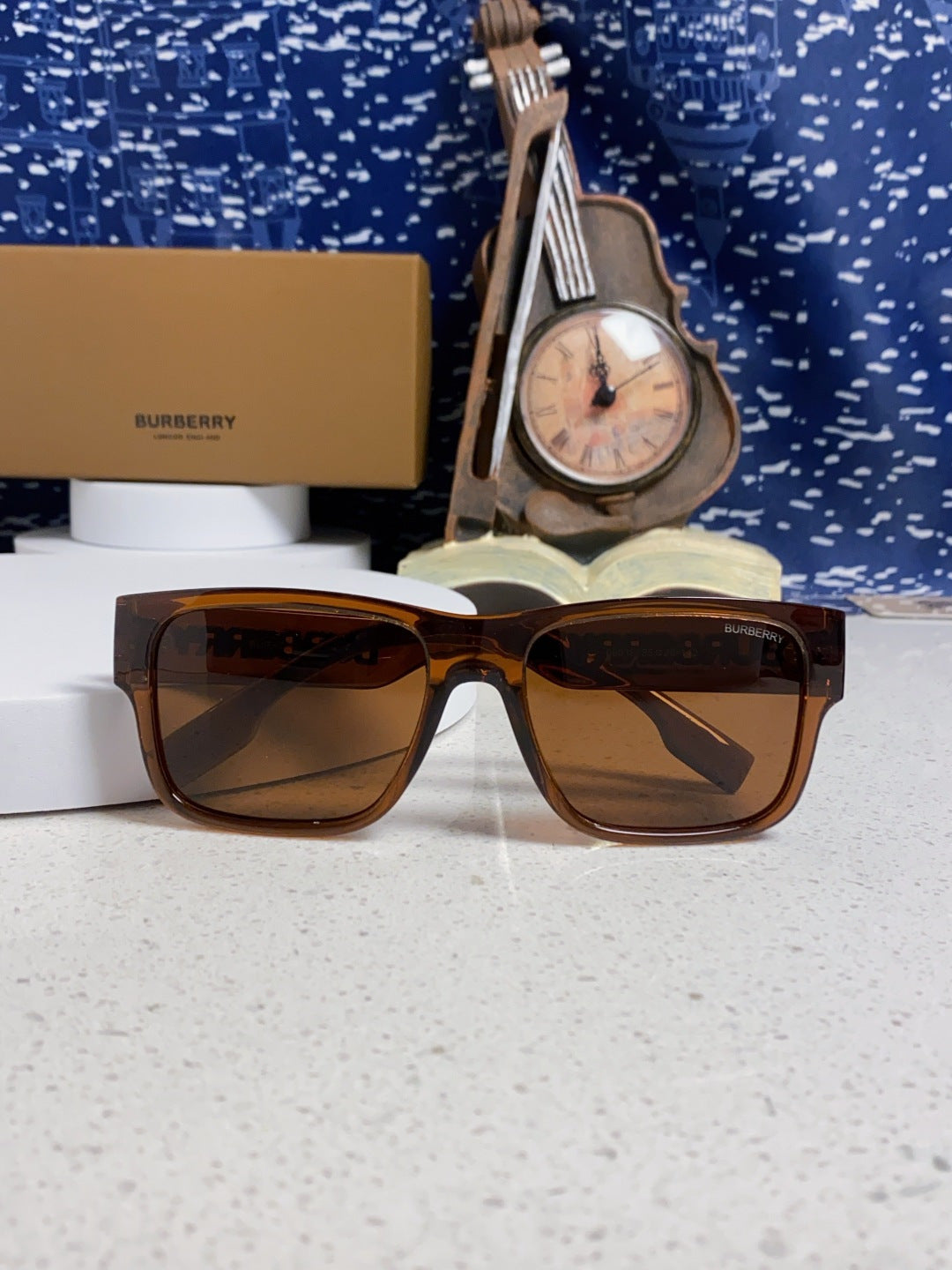 Burberry Polarized Square Brown Lens Sunglasses for Men & Women - 416049 - detail image 9