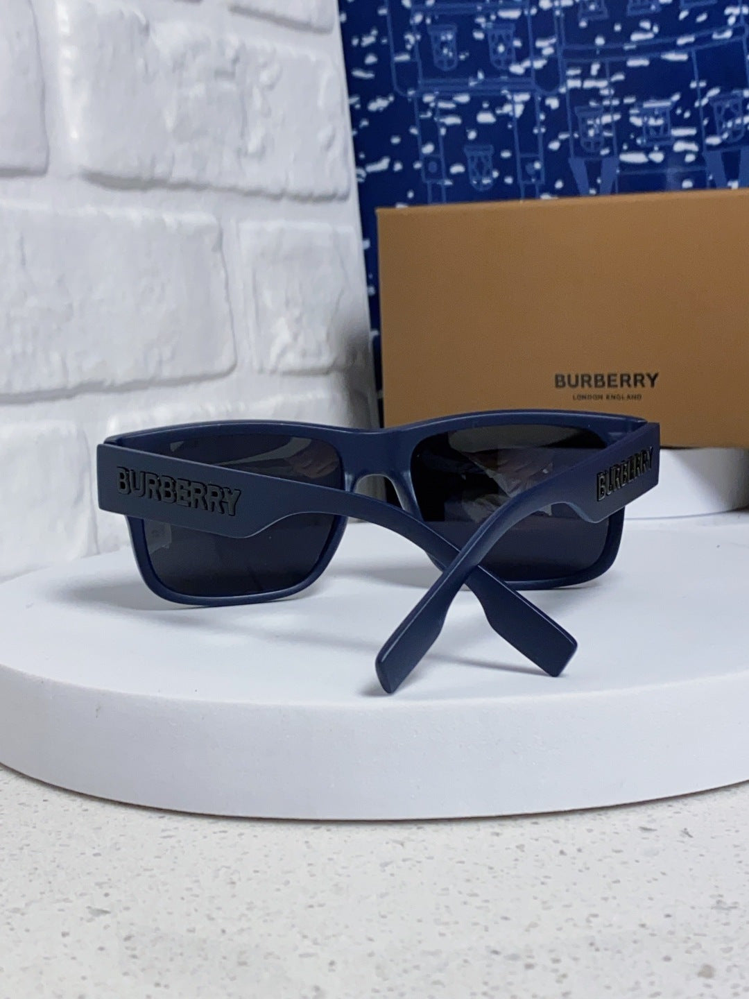 Burberry Polarized Square Black Lens Sunglasses for Men & Women - 432485 - detail image 2