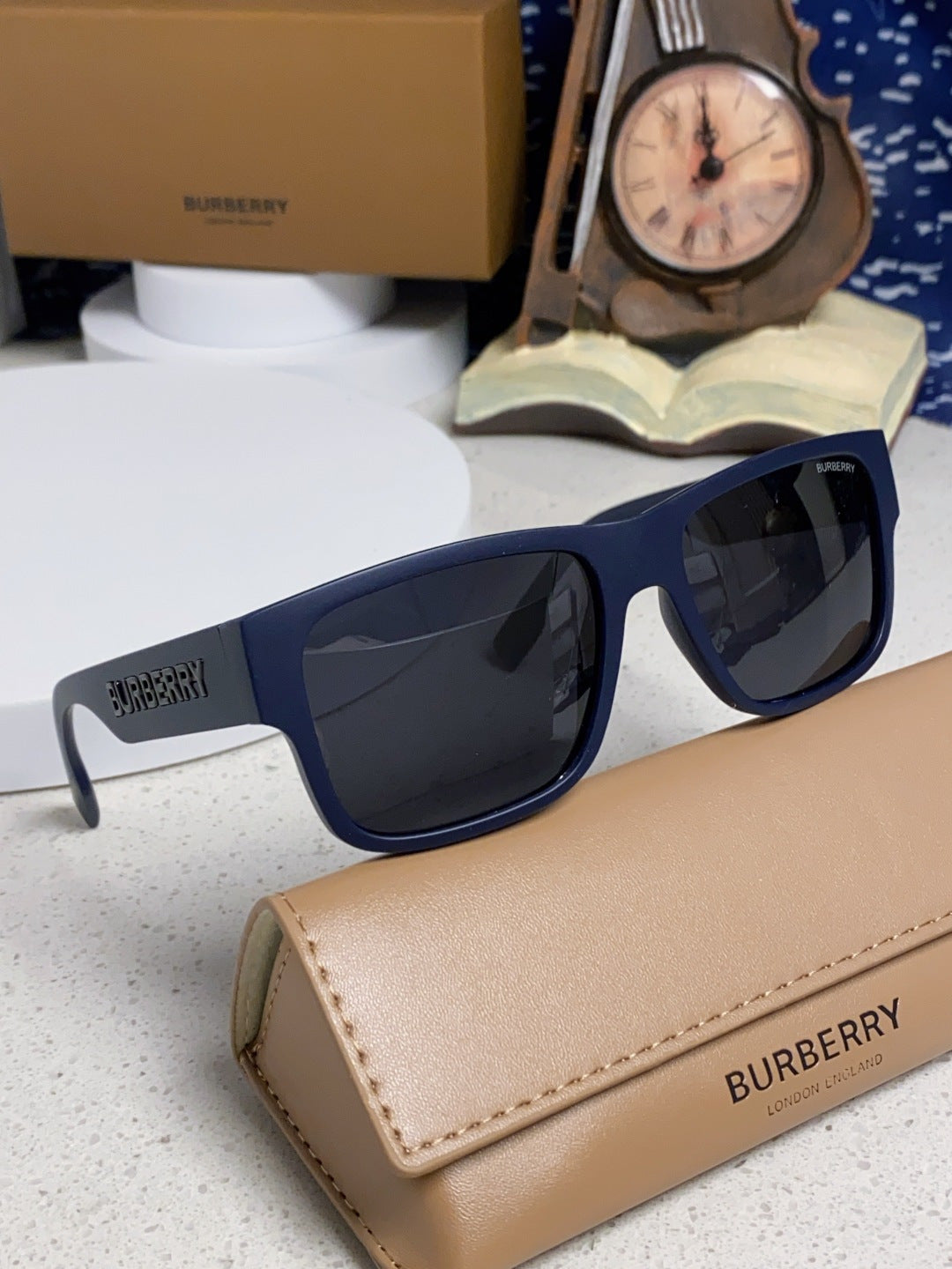 Burberry Polarized Square Black Lens Sunglasses for Men & Women - 416050 - detail image 9
