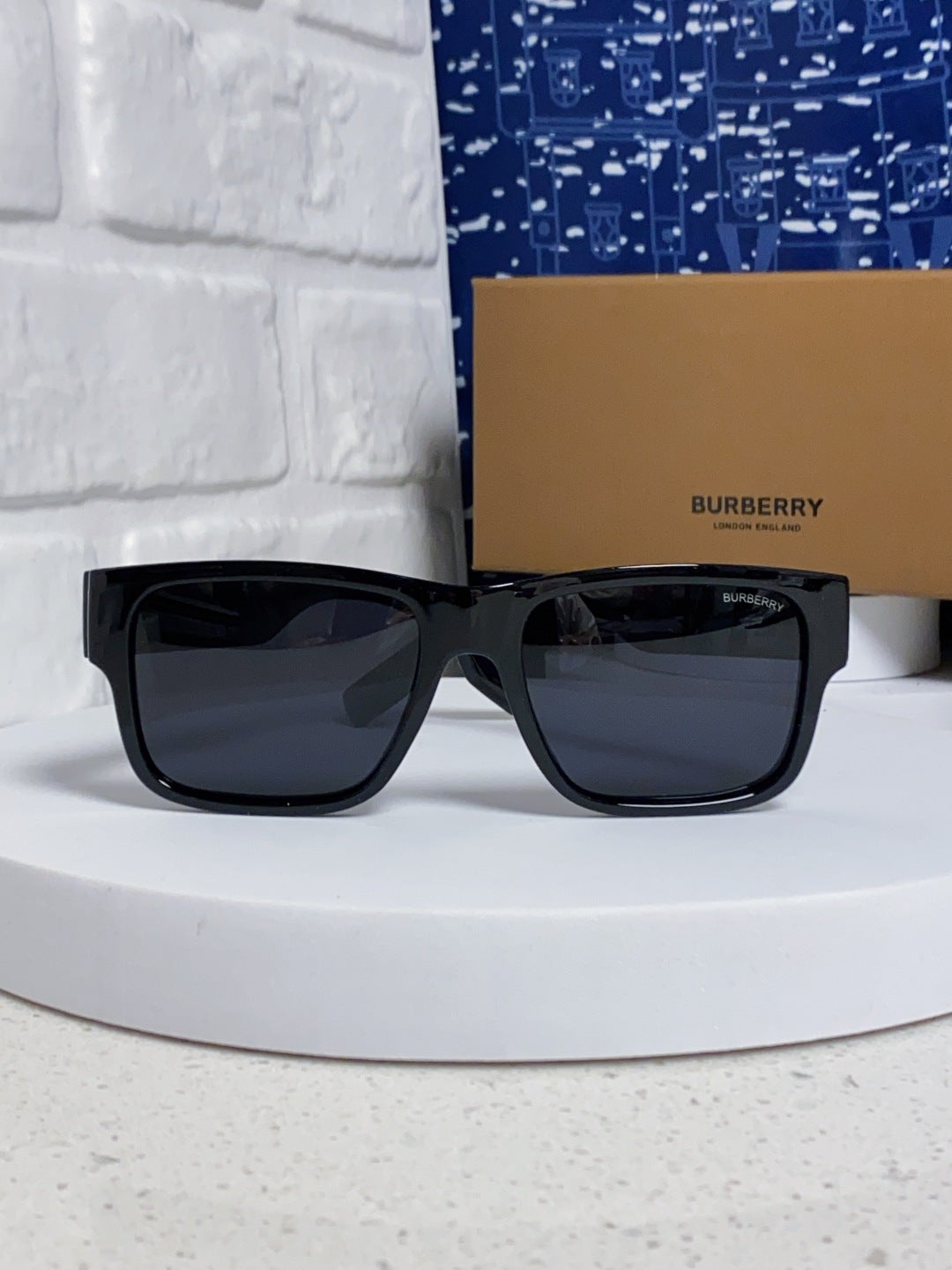 Burberry Polarized Square Black Lens Sunglasses for Men & Women - 416054 - detail image 2