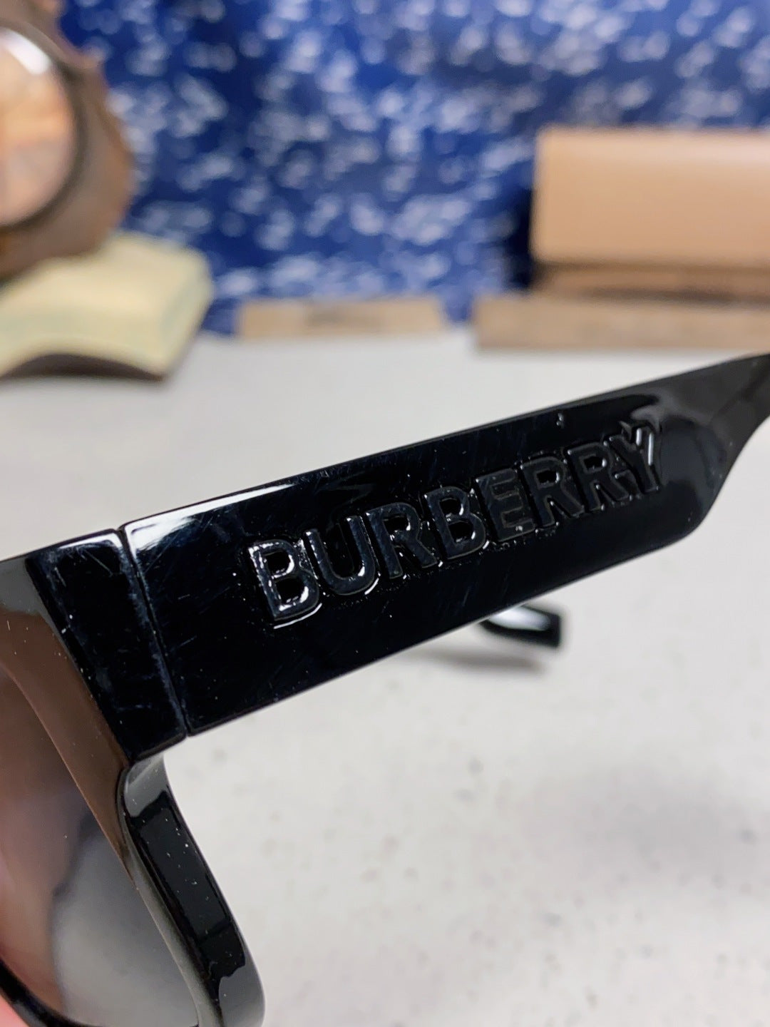 Burberry Polarized Square Black Lens Sunglasses for Men & Women - 416054 - detail image 7