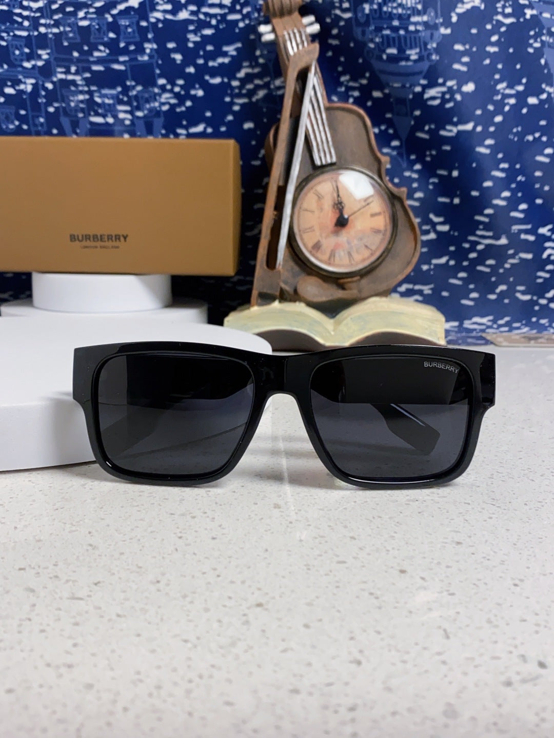 Burberry Polarized Square Black Lens Sunglasses for Men & Women - 416054 - detail image 9
