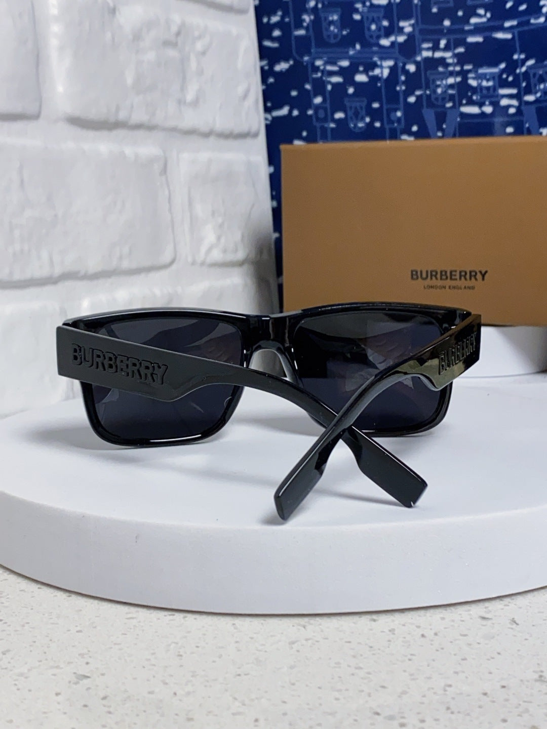 Burberry Polarized Square Black Lens Sunglasses for Men & Women - 416054 - detail image 3