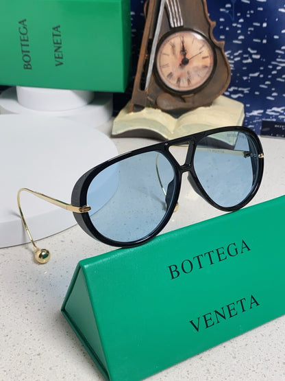 Bottega Veneta BV1273 Aviator Blue Lens Sunglasses for Men & Women - 416430 - detail image 9
